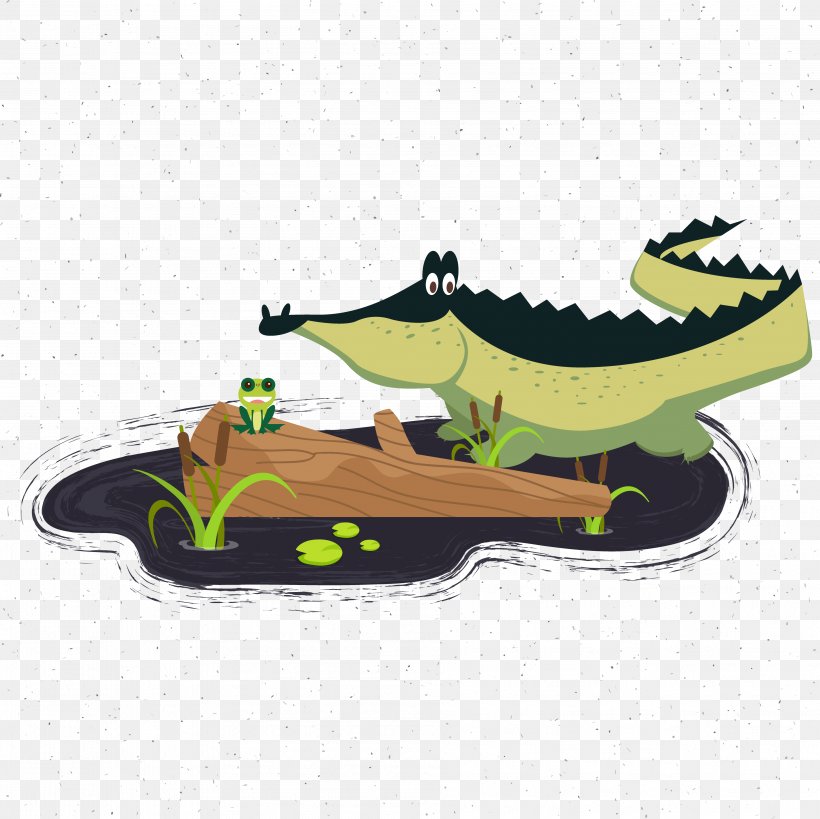 Crocodiles Frog Alligator Cartoon, PNG, 3771x3770px, Crocodiles, Alligator, Brand, Cartoon, Crocodile Download Free