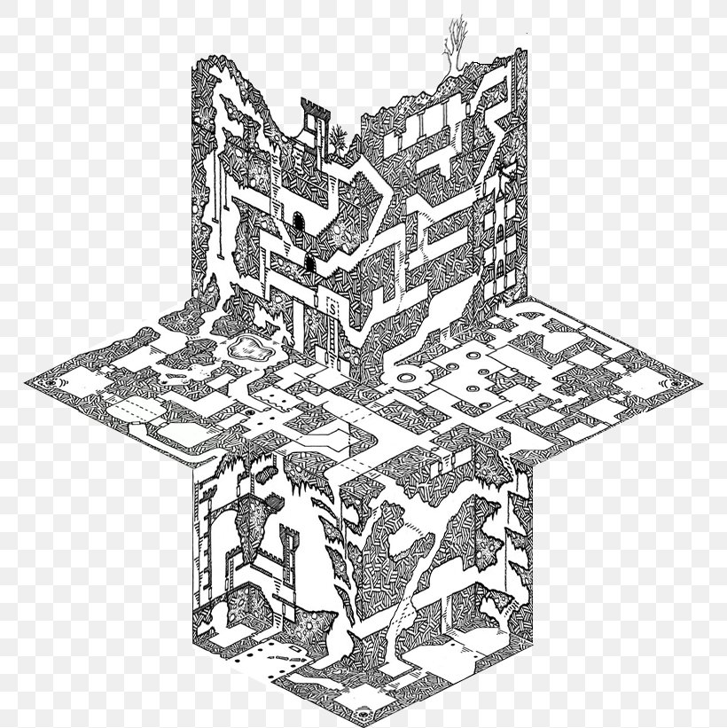 Dungeons & Dragons Dungeon Geomorphs Map Pathfinder Roleplaying Game Role-playing Game, PNG, 768x821px, Dungeons Dragons, Black And White, Campaign, Drawing, Dungeon Download Free