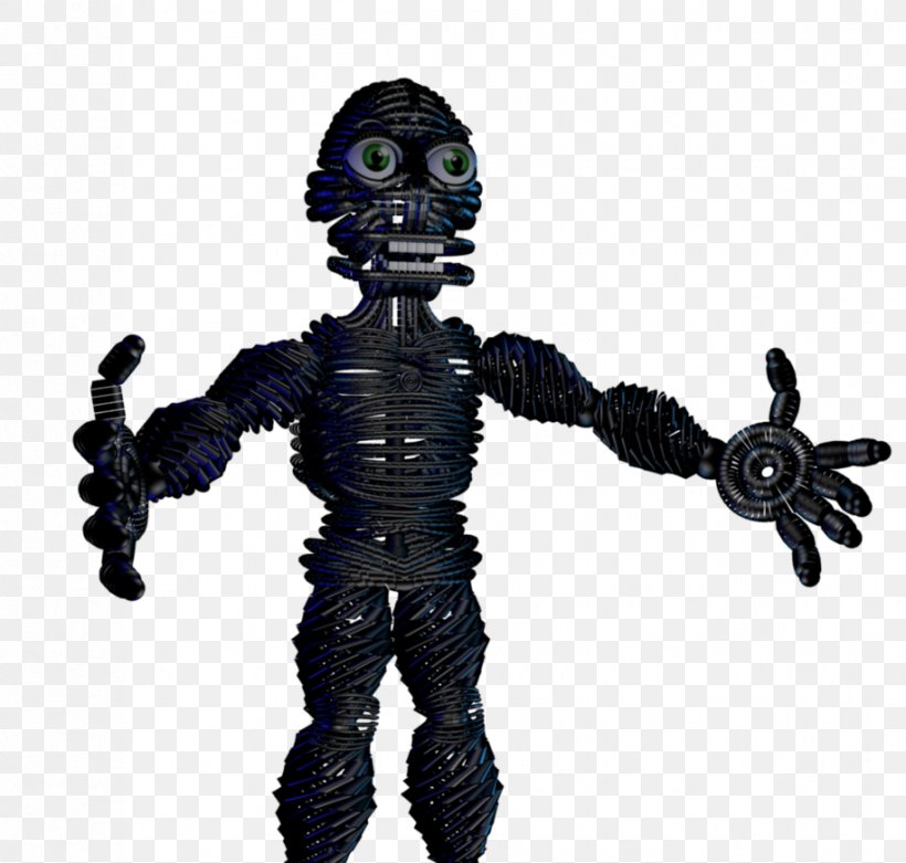 Five Nights At Freddy's: Sister Location Endoskeleton Infant DeviantArt, PNG, 916x873px, Endoskeleton, Action Figure, Art, Blender, Deviantart Download Free