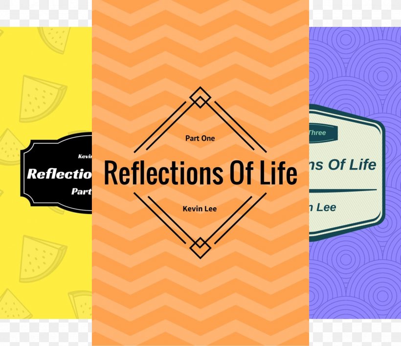 Reflections Of Life: Part One Graphic Design Brand Pattern, PNG, 1846x1595px, Brand, Book, Material, Orange, Text Download Free