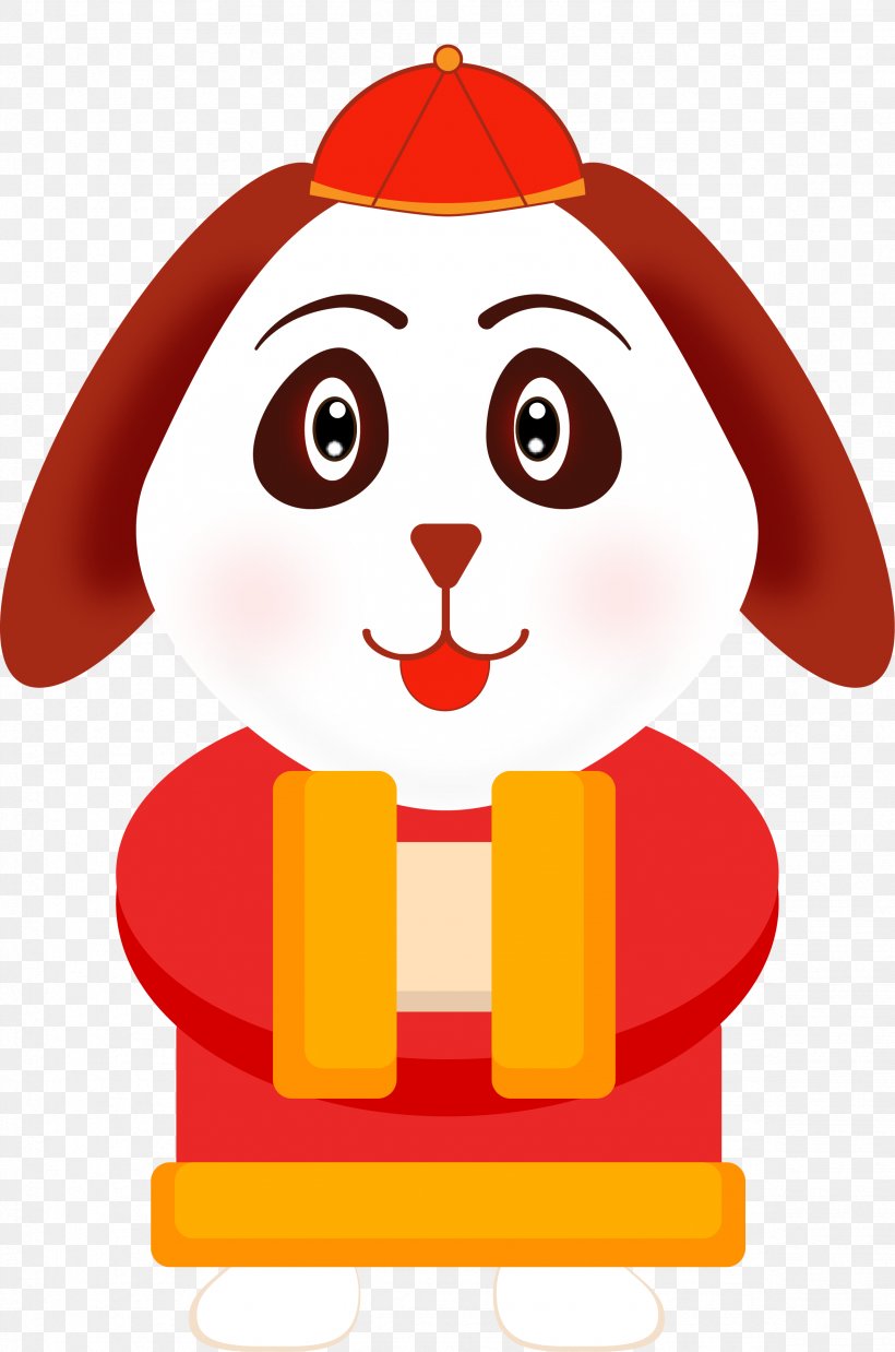 Dog Bainian Puppy Illustration Chinese New Year, PNG, 2352x3553px, Dog, Bainian, Cartoon, Chinese New Year, Comics Download Free