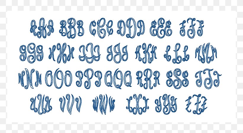 Embroidery Monogram Pattern, PNG, 800x450px, Embroidery, Age Of Enlightenment, Antique, Area, Blue Download Free