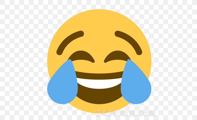 Face With Tears Of Joy Emoji Social Media Sticker Text Messaging, PNG, 500x500px, Emoji, Crying, Emoticon, Emotion, Face With Tears Of Joy Emoji Download Free