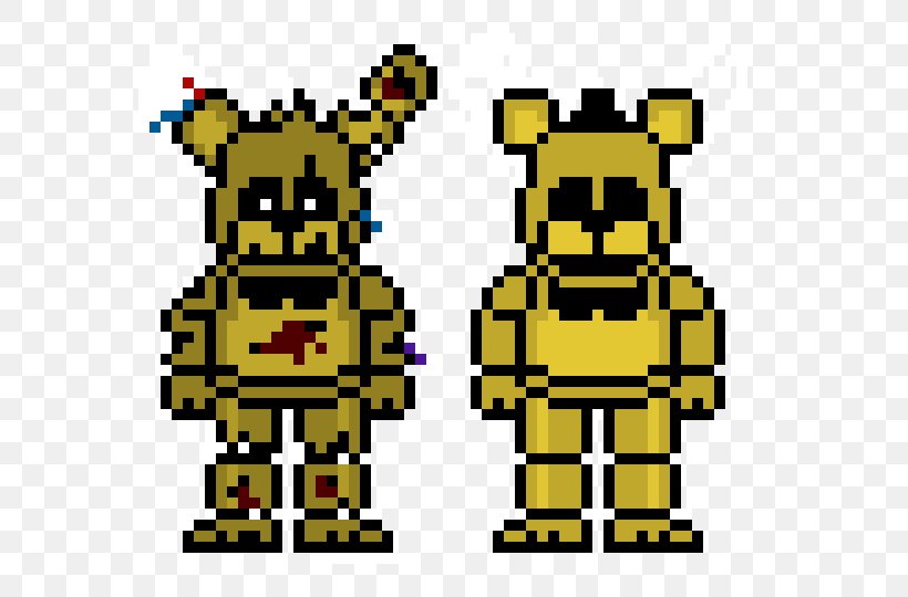 Five Nights At Freddy's 2 Pixel Art Clip Art Image, PNG, 670x540px, Pixel Art, Art, Character, Diner, Fictional Character Download Free