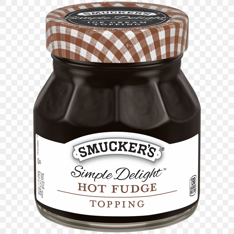 Fudge Ice Cream Sundae The J.M. Smucker Company Smucker's Simple Delight Topping, PNG, 1200x1200px, Fudge, Caramel, Chocolate, Condiment, Dessert Download Free