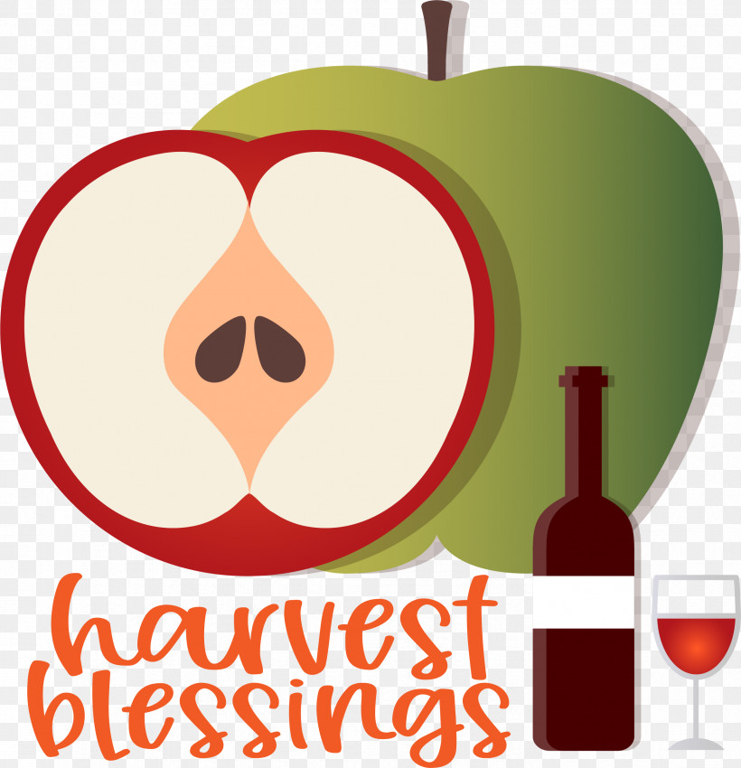 Harvest Blessings Thanksgiving Autumn, PNG, 2351x2438px, Harvest Blessings, Apple, Autumn, Cartoon, Fruit Download Free