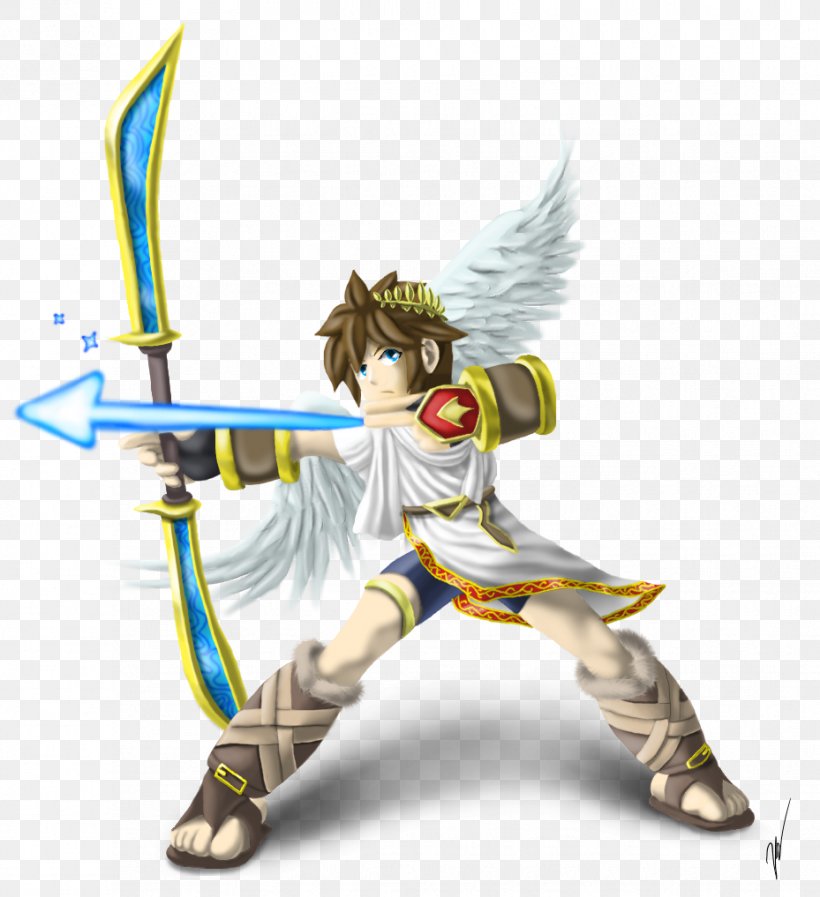 Kid Icarus: Uprising Super Smash Bros. For Nintendo 3DS And Wii U Pit Link, PNG, 929x1017px, Kid Icarus, Action Figure, Cold Weapon, Fictional Character, Figurine Download Free