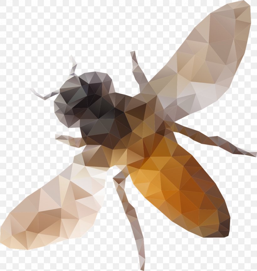 Western Honey Bee Low Poly Clip Art, PNG, 1213x1280px, Western Honey Bee, Art, Bee, Beehive, Honey Bee Download Free