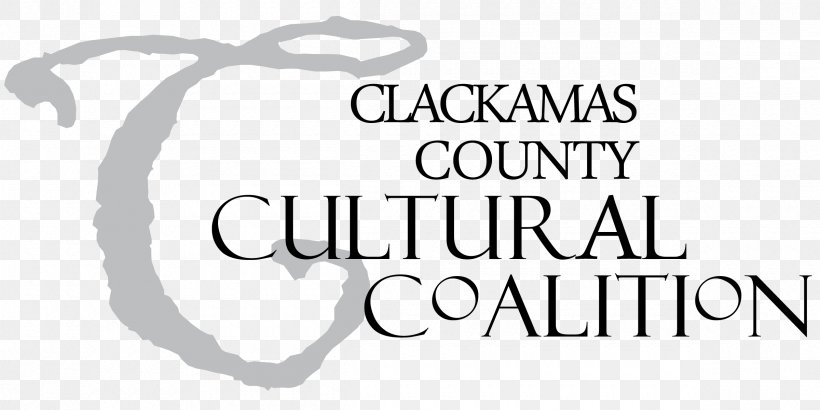 Clackamas Arts Council Logo Brooklyn, PNG, 2400x1200px, Clackamas, Art, Arts Council, Black And White, Brand Download Free