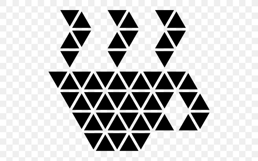 Shape Polygon Triangle, PNG, 512x512px, Shape, Area, Black, Black And White, Hexagon Download Free