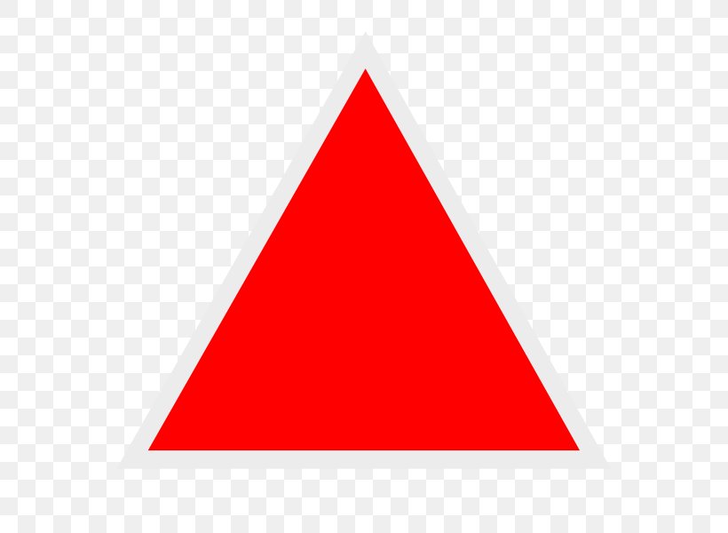 Triangulo - Triangle Red Clip Art PNG