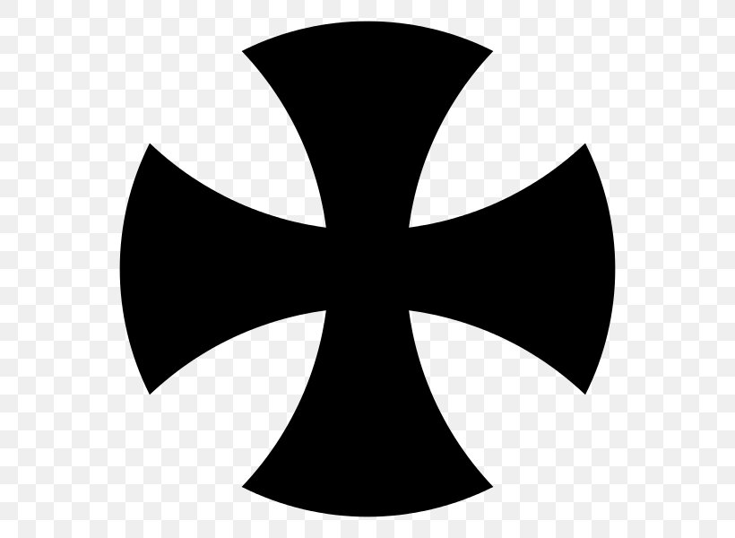 Cross Pattée Christian Cross Wikipedia Crosses In Heraldry, PNG, 600x600px, Cross, Black And White, Bronze Cross, Christian Cross, Cross And Crown Download Free
