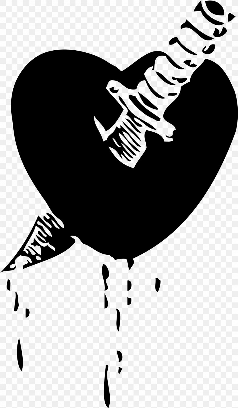 Knife Heart Stabbing Clip Art, PNG, 1402x2400px, Watercolor, Cartoon, Flower, Frame, Heart Download Free