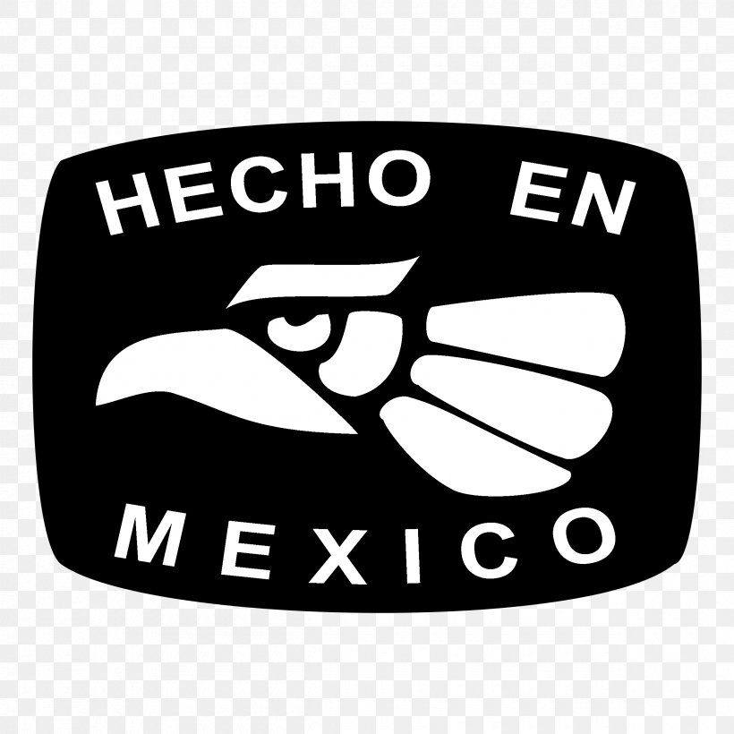 Logo Mexico Emblem Hecho En México Decal, PNG, 2400x2400px, Logo, Area, Black, Black And White, Brand Download Free