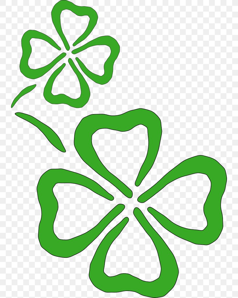 Saint Patrick's Day Luck Four-leaf Clover Samsung Galaxy, PNG, 744x1024px, Luck, Area, Artwork, Clover, Flora Download Free