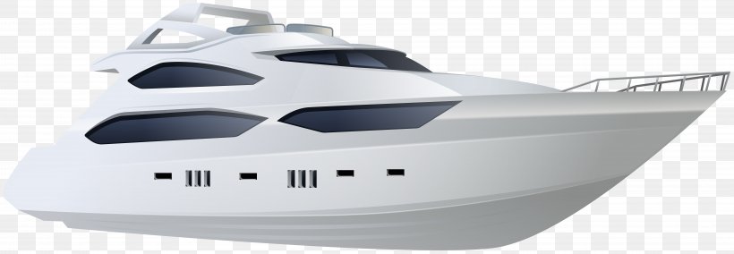 Yacht Clip Art Boat Image, PNG, 8000x2777px, Yacht, Boat, Luxury Yacht, Motor Boats, Naval Architecture Download Free