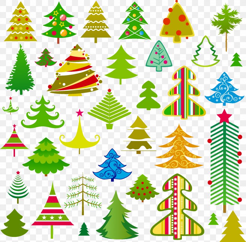 Christmas Tree Clip Art, PNG, 2244x2204px, Christmas Tree, Branch, Christmas, Christmas Decoration, Christmas Lights Download Free