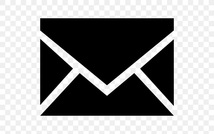 Envelope Mail Clip Art, PNG, 512x512px, Envelope, Black, Black And White, Brand, Email Download Free