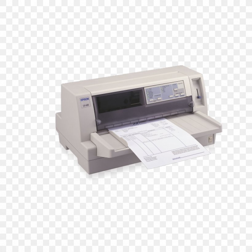 Dot Matrix Printing Dot Matrix Printer Impact-Drucker Inkjet Printing, PNG, 1000x1000px, Dot Matrix Printing, Dot Matrix, Dot Matrix Printer, Epson, Impactdrucker Download Free