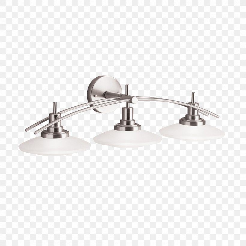 Lighting Kichler Bathroom Light Fixture, PNG, 1200x1200px, Light, Bathroom, Brushed Metal, Capitol Lighting, Ceiling Fixture Download Free