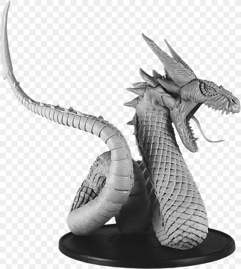Miniature Figure Gorgon Reptile Cadwallon Hobby, PNG, 895x1000px, Miniature Figure, Black And White, Cadwallon, Cmon Limited, Dragon Download Free