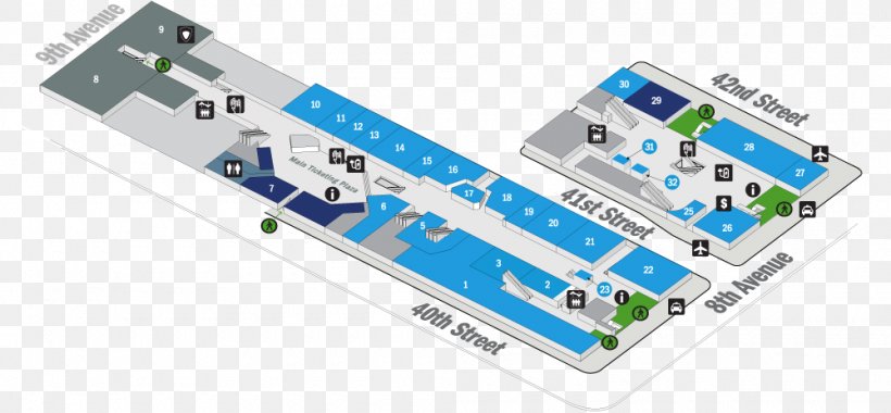 Port Authority Bus Terminal Port Authority Of New York And New Jersey Newark Liberty International Airport Bus Interchange, PNG, 1000x464px, Bus, Brand, Bus Interchange, Circuit Component, Electronic Component Download Free