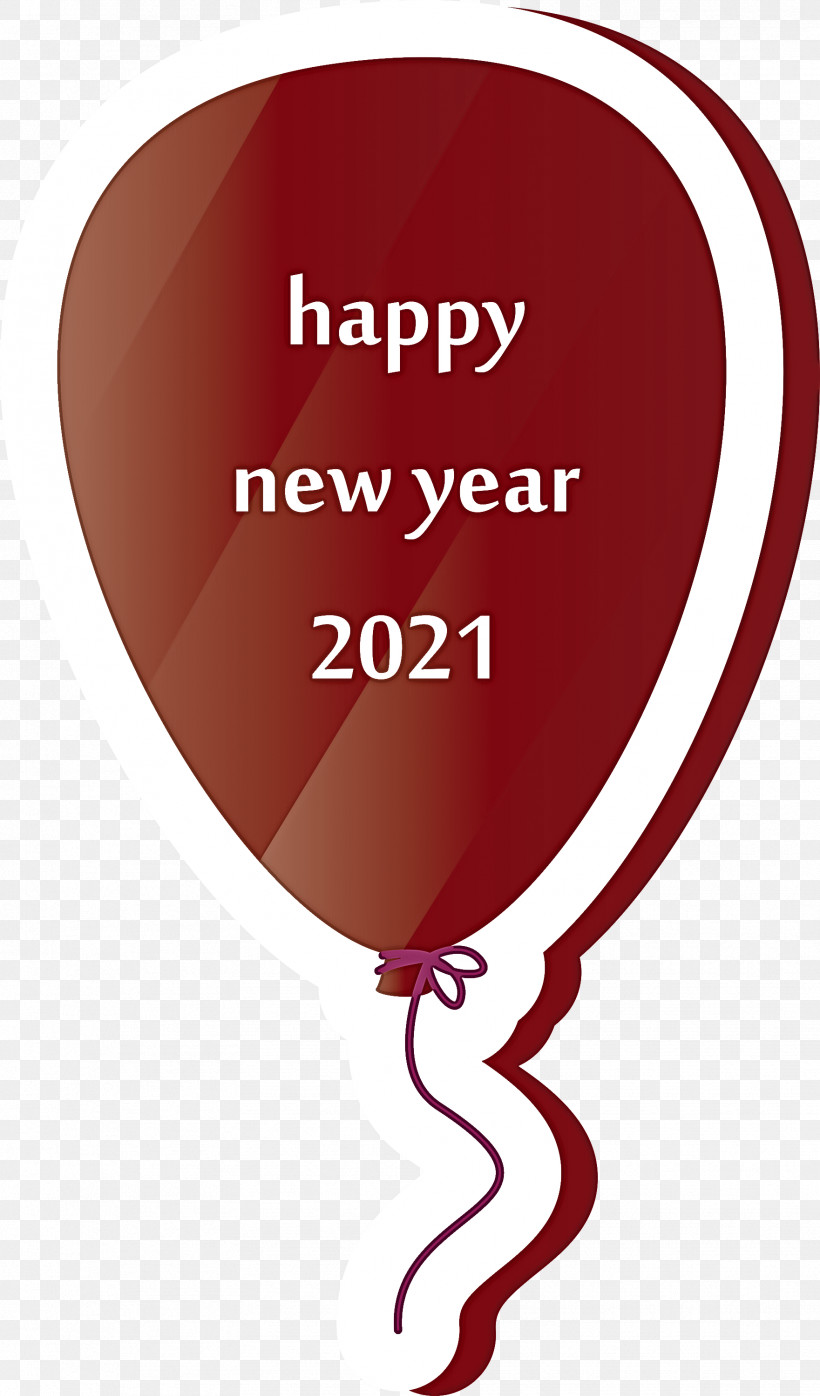 Balloon 2021 Happy New Year, PNG, 1761x3000px, 2021 Happy New Year, Balloon, Heart, M095, Meter Download Free