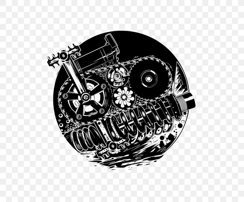Black And White Illustration Image Graphics, PNG, 600x678px, Black And White, Auto Part, Black, Color, Drawing Download Free