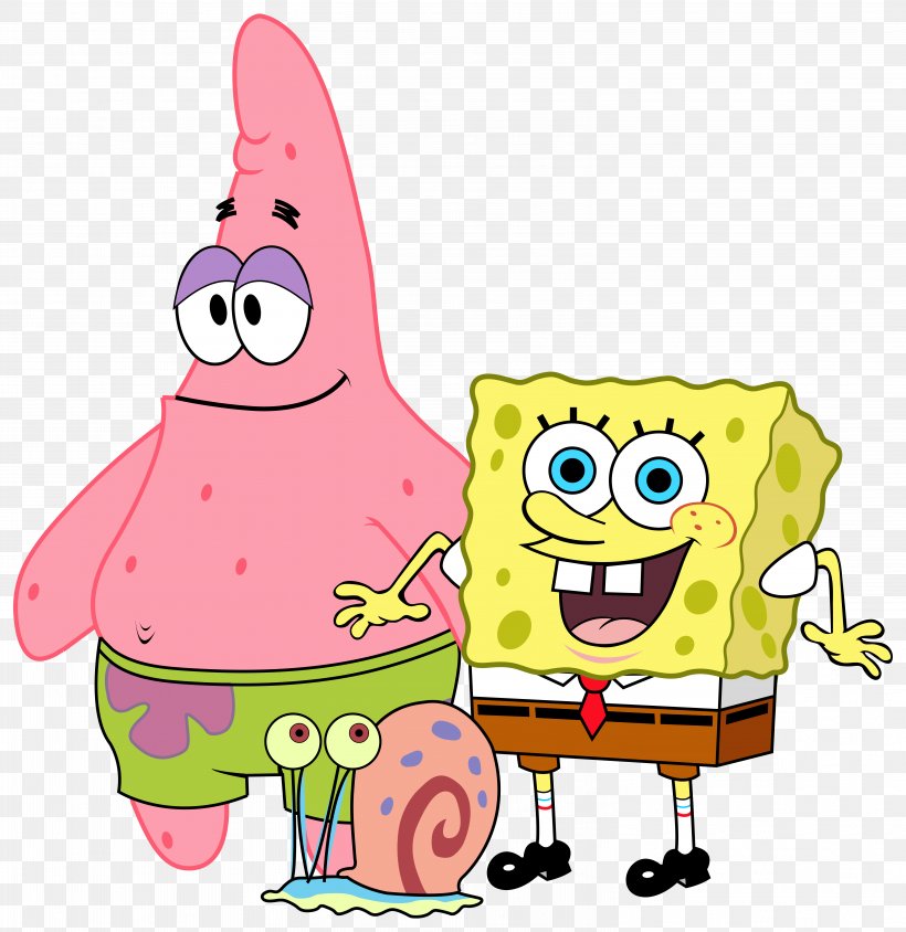SpongeBob SquarePants Patrick Star Mr. Krabs Squidward Tentacles Plankton And Karen, PNG, 6008x6188px, Spongebob Squarepants, Area, Art, Artwork, Cartoon Download Free