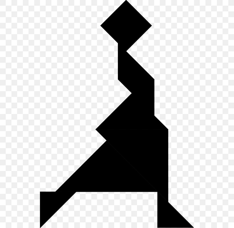 Tangram Clip Art, PNG, 539x800px, Tangram, Black, Black And White, Dance, Geometry Download Free