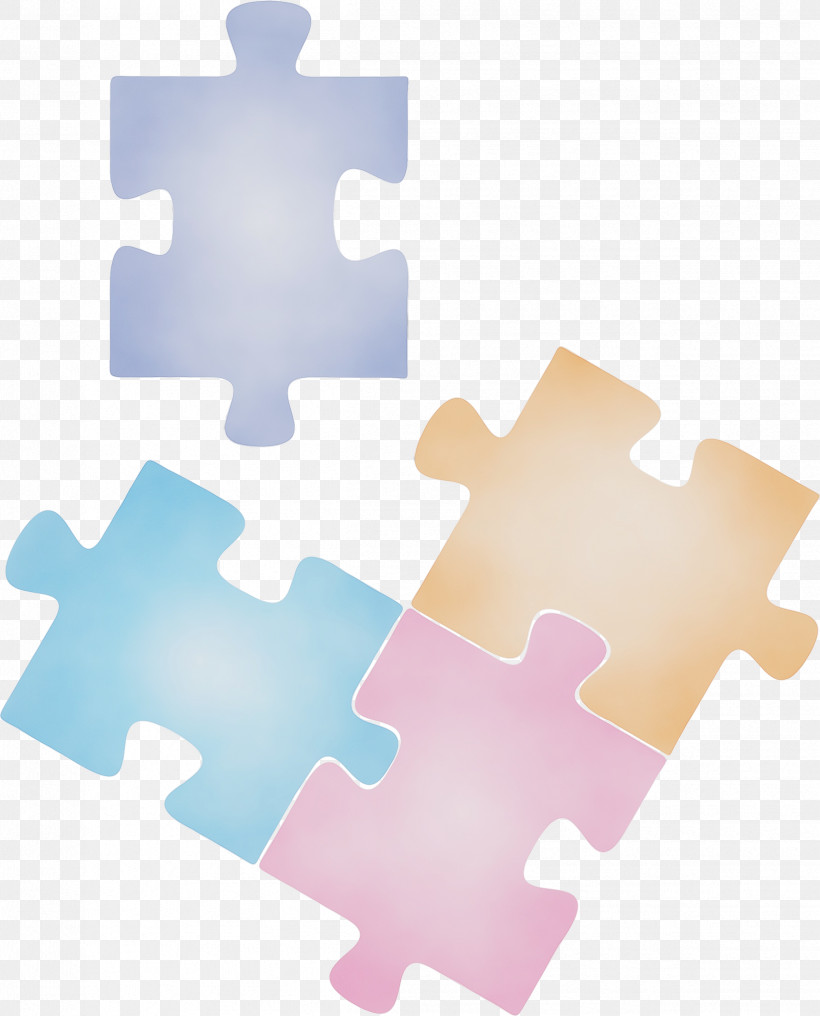 Jigsaw Puzzle Puzzle Pink Material Property Toy, PNG, 2421x3000px, Autism Day, Autism Awareness Day, Jigsaw Puzzle, Material Property, Paint Download Free
