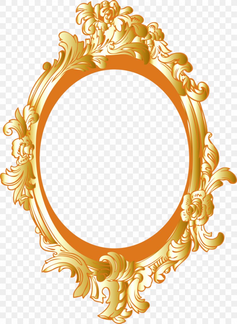 Picture Frames Gold Oval Clip Art, PNG, 937x1280px, Watercolor, Cartoon, Flower, Frame, Heart Download Free
