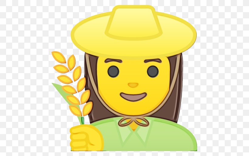 Apple Emoji, PNG, 512x512px, Smiley, Agriculturist, Apple Color Emoji, Cartoon, Costume Download Free