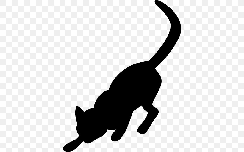 Cat White Small To Medium-sized Cats Tail Black Cat, PNG, 512x512px, Cat, Black Cat, Claw, Small To Mediumsized Cats, Snout Download Free