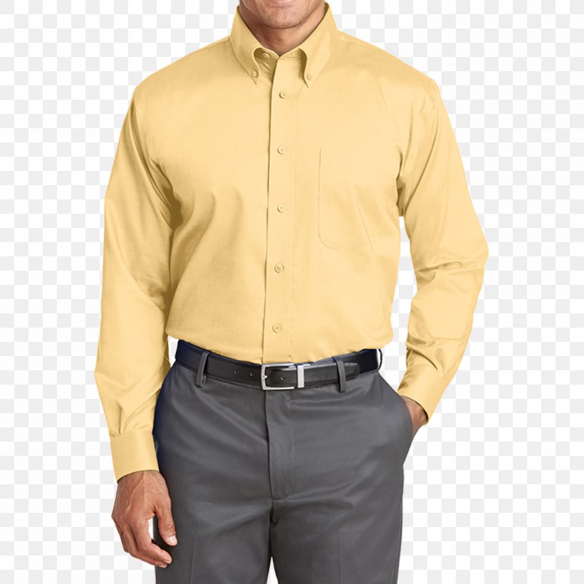 Dress Shirt Long-sleeved T-shirt Oxford, PNG, 1000x1000px, Dress Shirt, Beige, Button, Camp Shirt, Clothing Download Free
