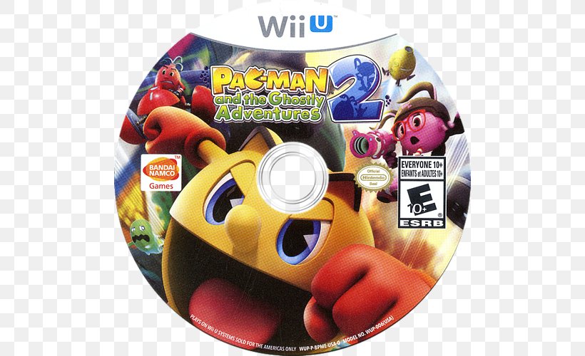 Pac-Man And The Ghostly Adventures 2 Wii U Video Game Consoles, PNG, 500x500px, Pacman And The Ghostly Adventures, Animated Series, Animation, Compact Disc, Dvd Download Free