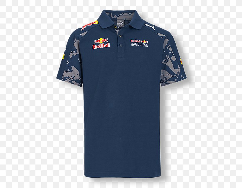 Polo Shirt T-shirt Red Bull Racing Formula 1 Tracksuit, PNG, 640x640px, Polo Shirt, Active Shirt, Blue, Brand, Clothing Download Free
