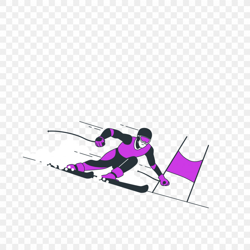 Winter, PNG, 2000x2000px, Winter, Cartoon, Character, Line, Magenta Download Free