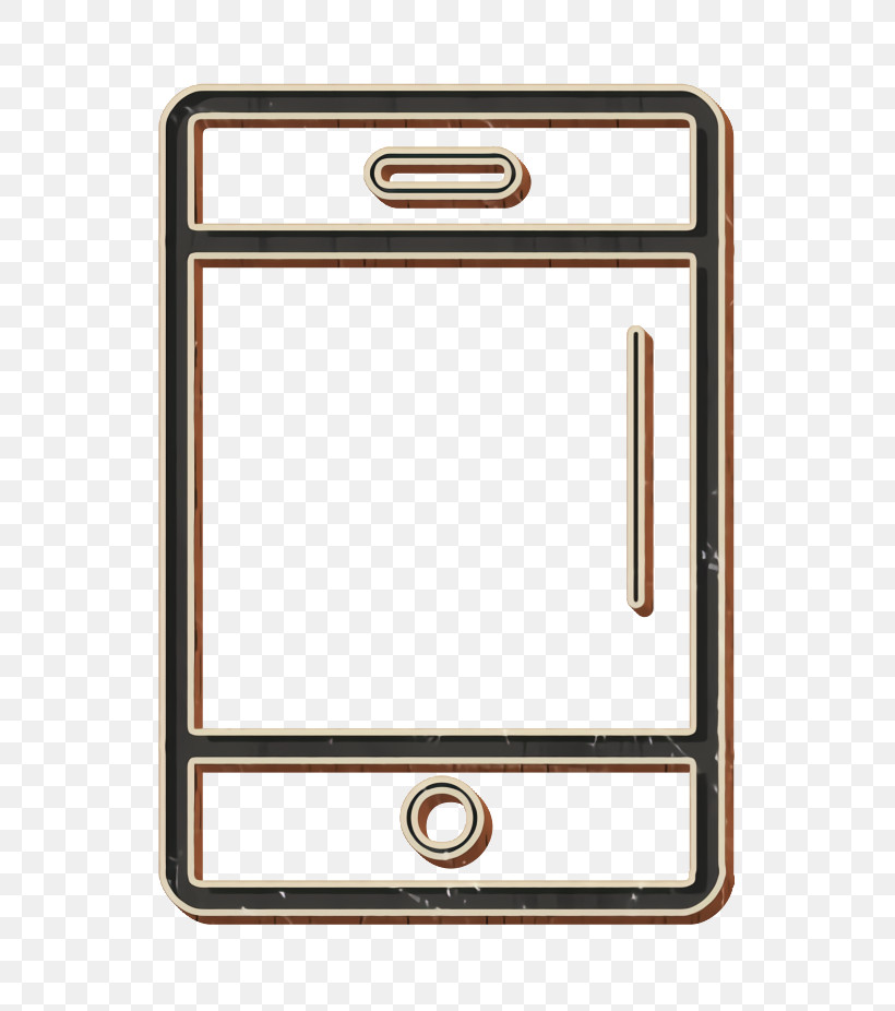 Cell Phone Icon Cell Phone Icon Mobile Icon, PNG, 634x926px, Cell Phone Icon, Brass, Mobile Icon, Rectangle Download Free