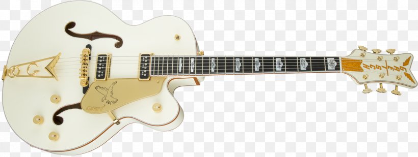 Electric Guitar Gretsch White Falcon Gibson ES-339 Cavaquinho, PNG, 2400x907px, Electric Guitar, Acoustic Electric Guitar, Acousticelectric Guitar, Archtop Guitar, Cavaquinho Download Free