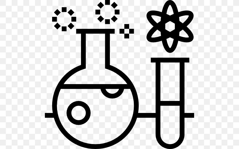 Laboratory Flasks Chemistry, PNG, 512x512px, Laboratory, Black And White, Chemical Substance, Chemical Test, Chemistry Download Free