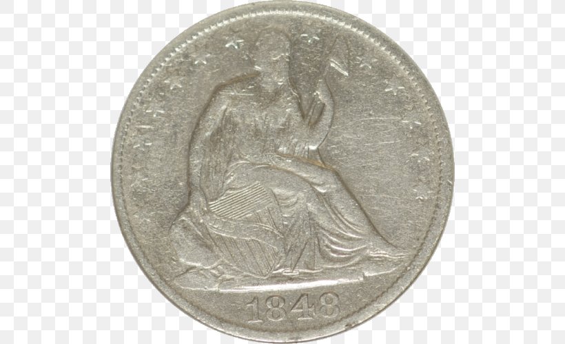 Quarter Half Dollar Coin United States Dollar Morgan Dollar, PNG, 500x500px, Quarter, Cent, Coin, Currency, Dollar Coin Download Free