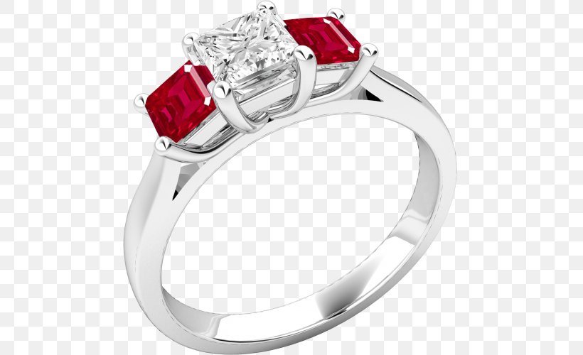 Ruby Diamond Wedding Ring Engagement Ring, PNG, 500x500px, Ruby, Body Jewelry, Brilliant, Carat, Diamond Download Free