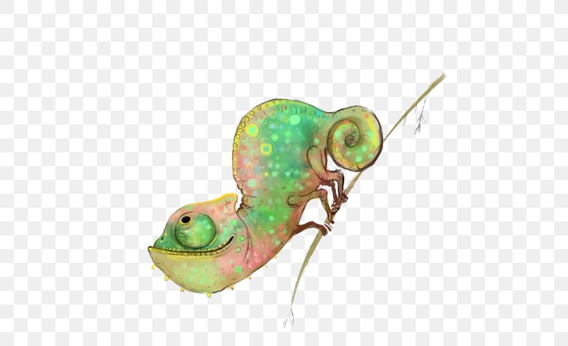 Chameleons Lizard Illustration, PNG, 500x500px, Chameleons, Amphibian, Animation, Art, Cartoon Download Free
