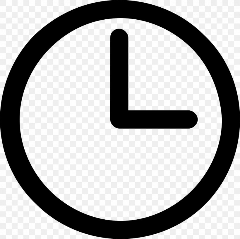 Clock Font Awesome, PNG, 980x974px, Clock, Alarm Clocks, Area, Black And White, Brand Download Free
