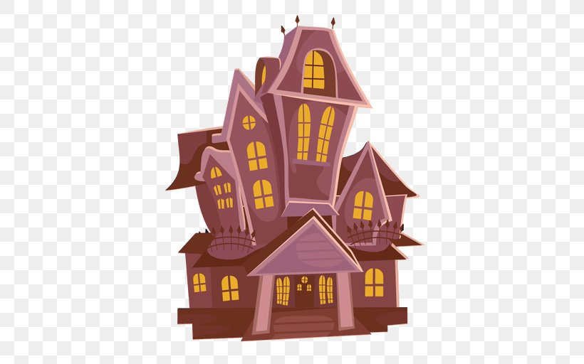 Haunted House Cartoon Clip Art, PNG, 512x512px, Haunted House, Animation, Building, Cartoon, Drawing Download Free