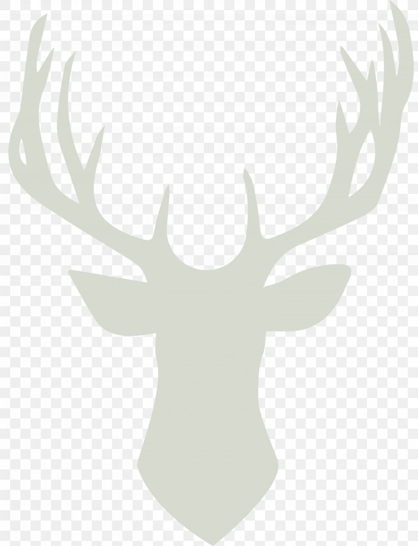 Reindeer Red Deer Silhouette Clip Art, PNG, 6091x7955px, Deer, Antler, Art, Drawing, Head Download Free
