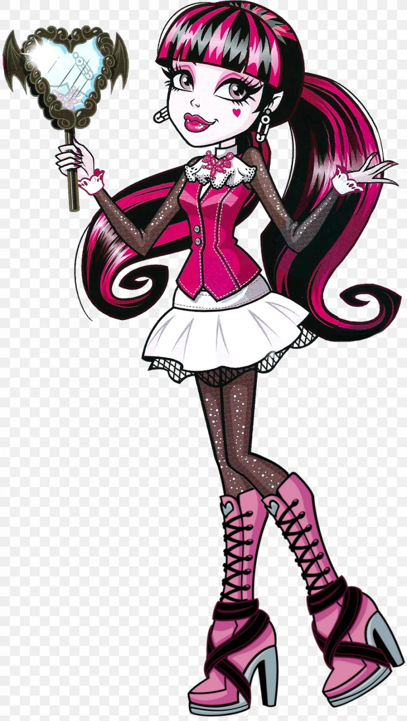 Draculaura Monster High Doll Toy Barbie, PNG, 904x1600px, Watercolor, Cartoon, Flower, Frame, Heart Download Free