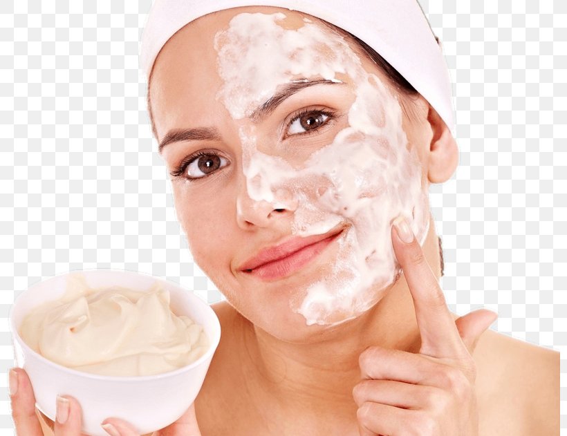 Facial Mask Curd Face Yoghurt, PNG, 800x631px, Facial, Beauty, Beauty Parlour, Cheek, Chin Download Free