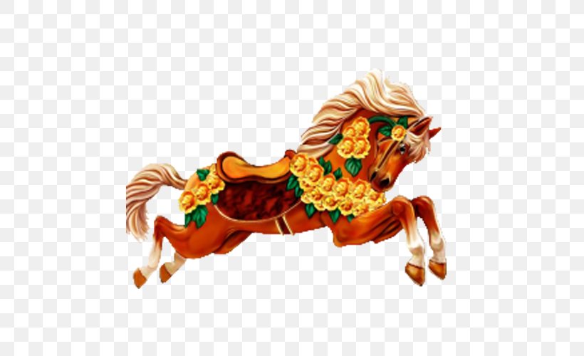 Horse New Year Clip Art, PNG, 500x500px, 2014, Horse, Amusement Ride, Animaatio, Animal Download Free